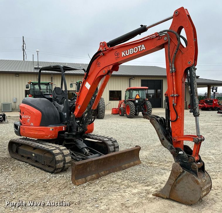 image for item LK9621 2020 Kubota KX057-4  mini excavator