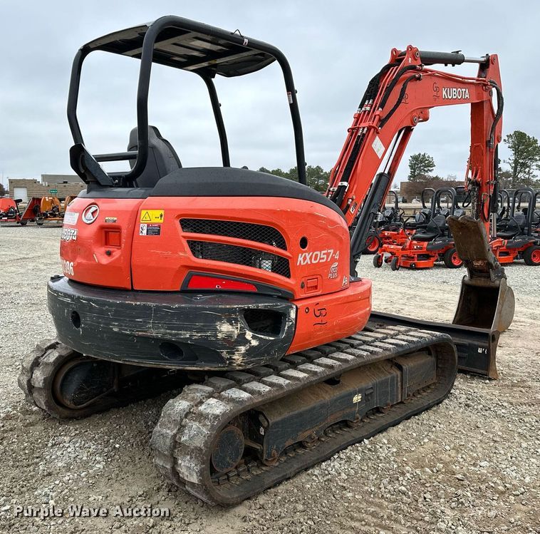image for item LK9621 2020 Kubota KX057-4  mini excavator