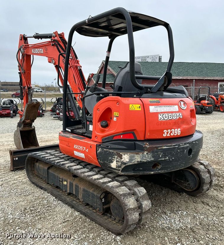 image for item LK9621 2020 Kubota KX057-4  mini excavator