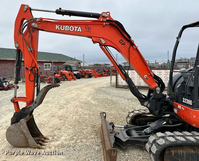 image for item LK9621 2020 Kubota KX057-4  mini excavator