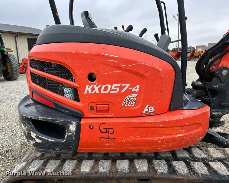 image for item LK9621 2020 Kubota KX057-4  mini excavator