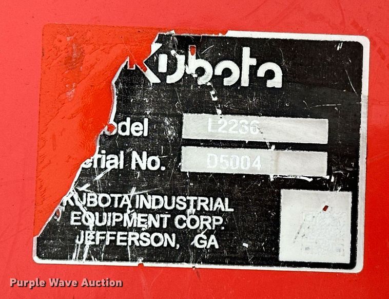 image for item LK9623 2019 Kubota MX5400DST  MFWD tractor