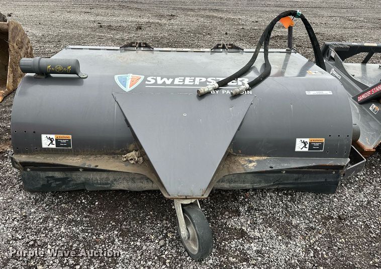 image for item LK9636 2019 Paladin Sweepster VRS6M-0022  skid steer sweeper
