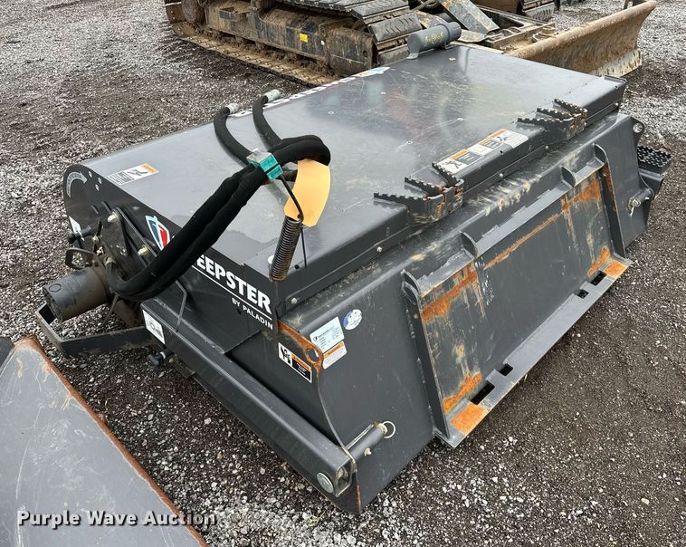 image for item LK9636 2019 Paladin Sweepster VRS6M-0022  skid steer sweeper