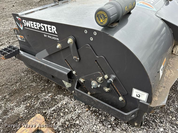 image for item LK9636 2019 Paladin Sweepster VRS6M-0022  skid steer sweeper