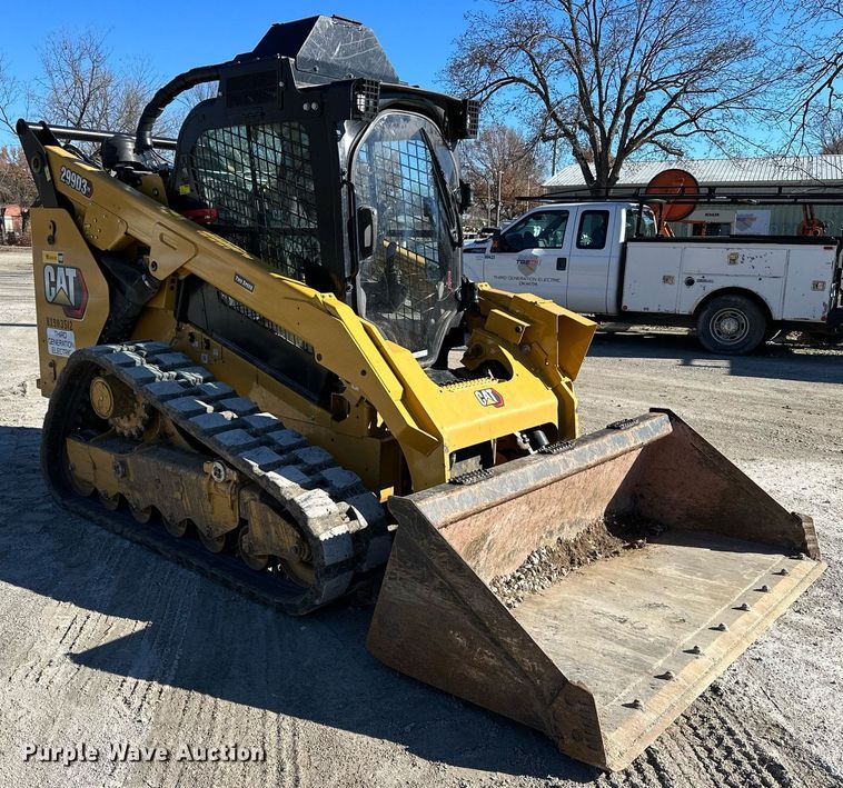 image for item LK9645 2022 Caterpillar 299D3XE  tracked skid steer loader
