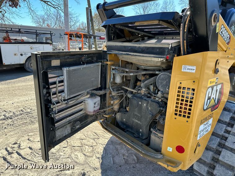 image for item LK9645 2022 Caterpillar 299D3XE  tracked skid steer loader