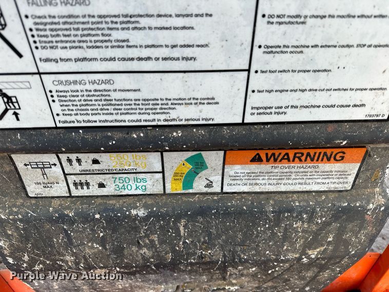 image for item LK9681 2014 JLG 600AJ  boom lift