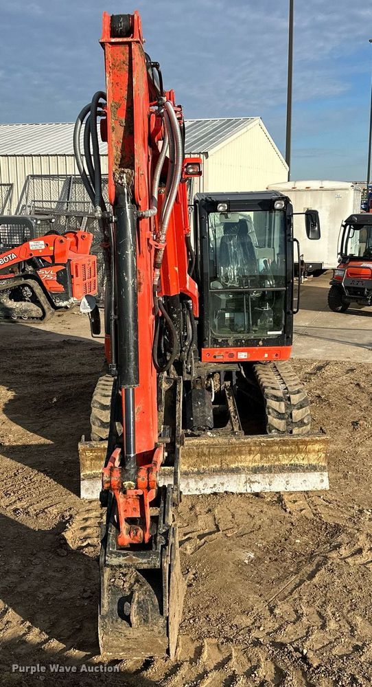 image for item LK9689 2022 Kubota KX080-4S2  mini excavator