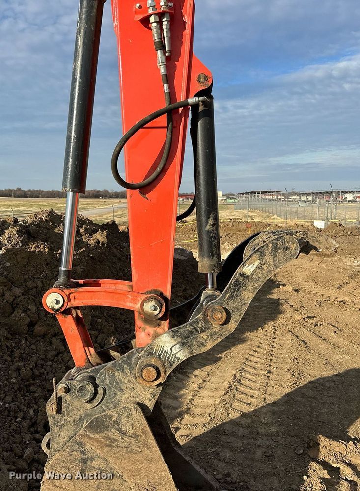 image for item LK9689 2022 Kubota KX080-4S2  mini excavator