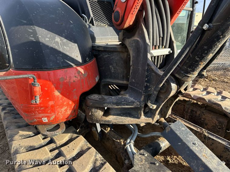 image for item LK9689 2022 Kubota KX080-4S2  mini excavator