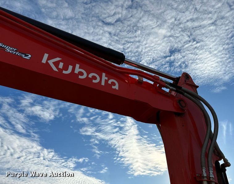 image for item LK9689 2022 Kubota KX080-4S2  mini excavator