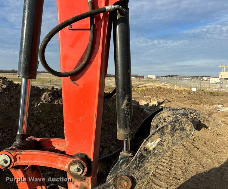 image for item LK9689 2022 Kubota KX080-4S2  mini excavator