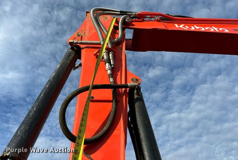 image for item LK9689 2022 Kubota KX080-4S2  mini excavator