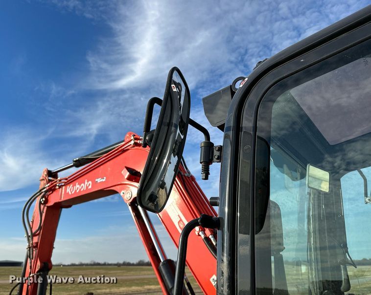 image for item LK9689 2022 Kubota KX080-4S2  mini excavator