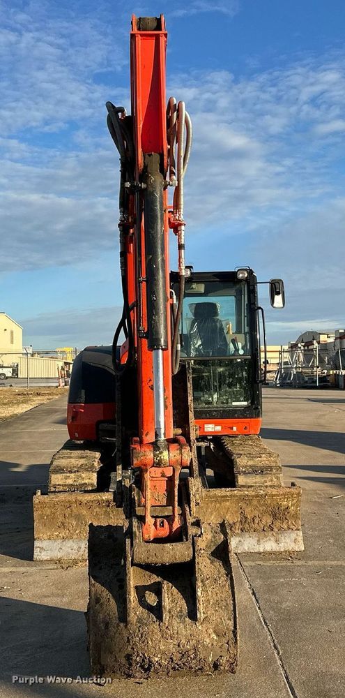 image for item LK9690 2021 Kubota KX080-4S2  mini excavator