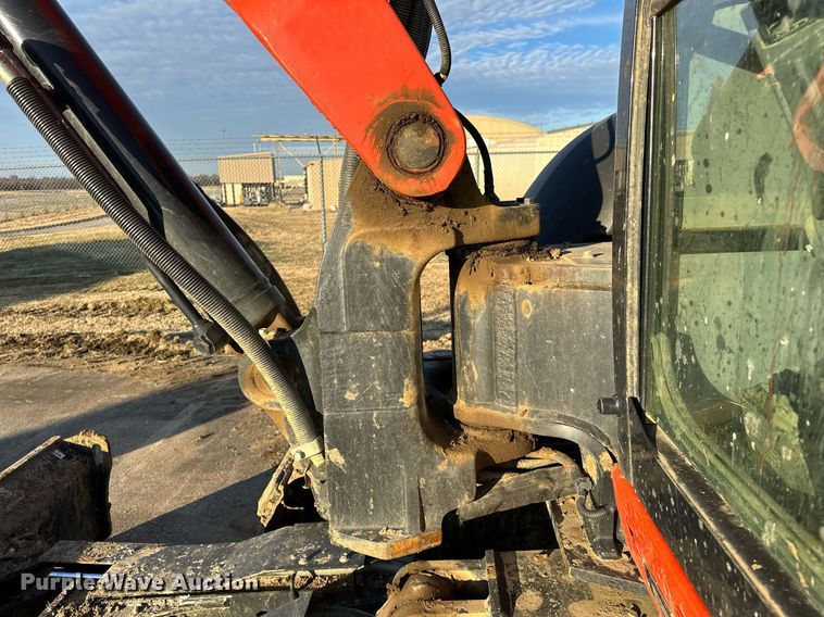 image for item LK9690 2021 Kubota KX080-4S2  mini excavator