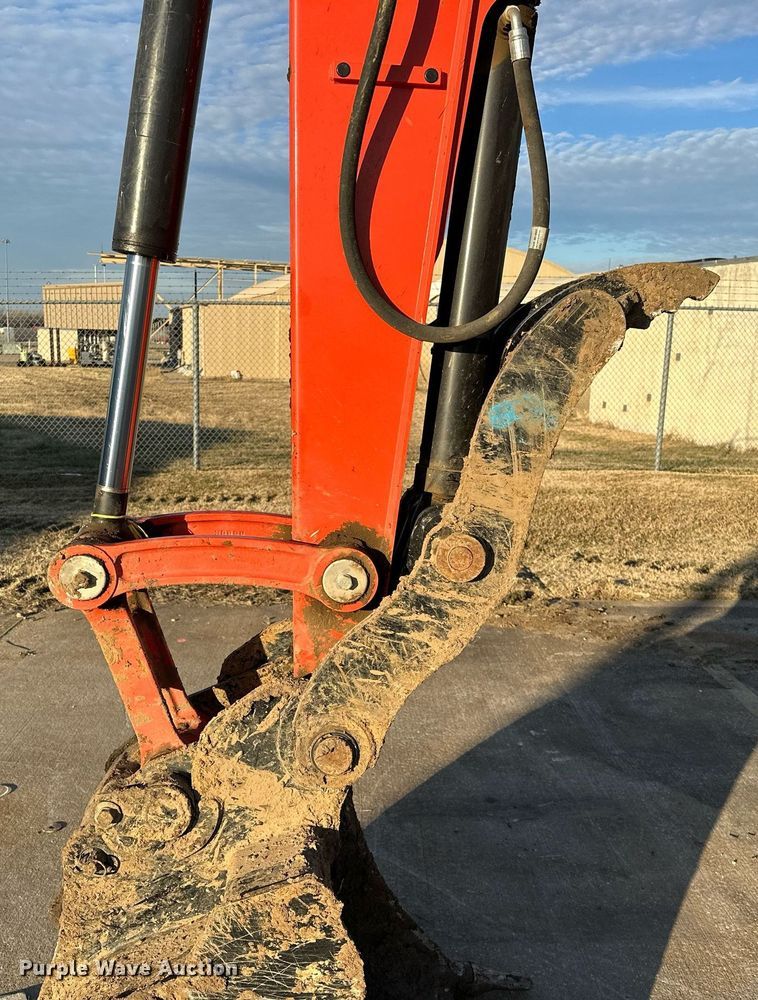 image for item LK9690 2021 Kubota KX080-4S2  mini excavator