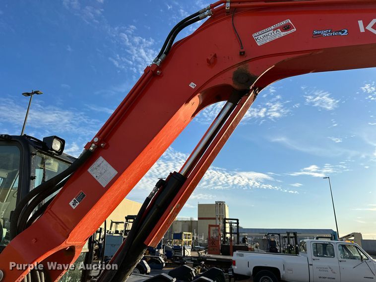 image for item LK9690 2021 Kubota KX080-4S2  mini excavator