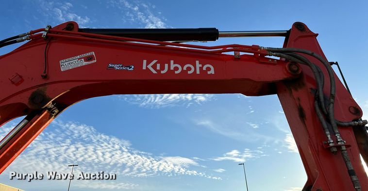 image for item LK9690 2021 Kubota KX080-4S2  mini excavator