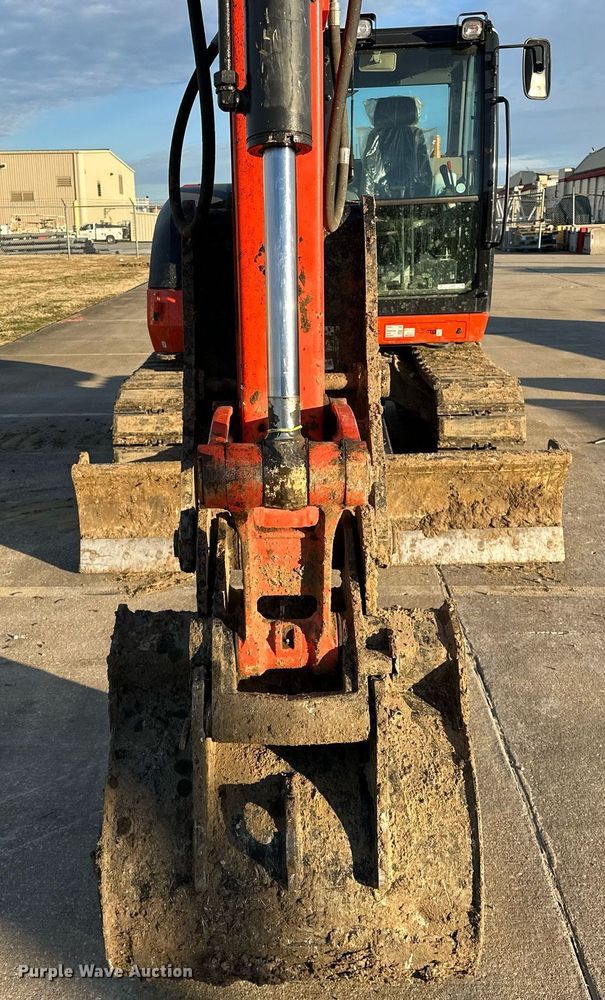 image for item LK9690 2021 Kubota KX080-4S2  mini excavator