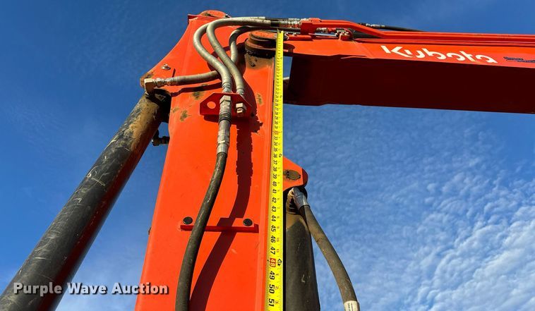 image for item LK9690 2021 Kubota KX080-4S2  mini excavator