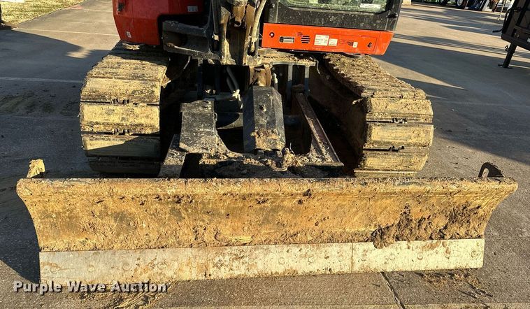 image for item LK9690 2021 Kubota KX080-4S2  mini excavator