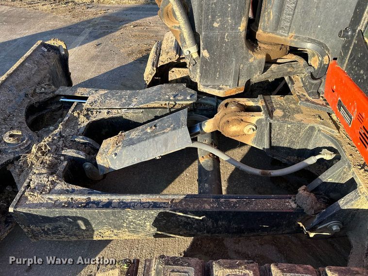 image for item LK9690 2021 Kubota KX080-4S2  mini excavator