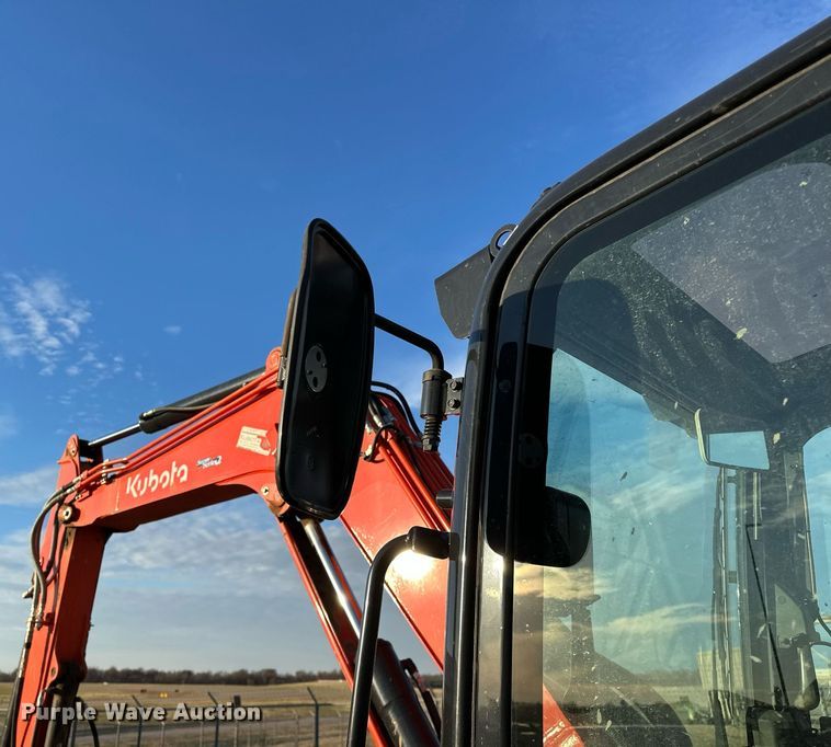 image for item LK9690 2021 Kubota KX080-4S2  mini excavator