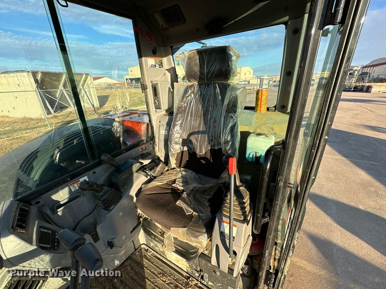 image for item LK9690 2021 Kubota KX080-4S2  mini excavator