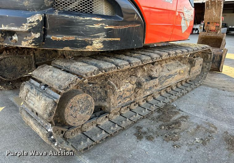 image for item LK9690 2021 Kubota KX080-4S2  mini excavator