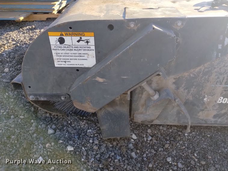 image for item LN9897 2018 Bobcat 72 Sweeper  skid steer sweeper