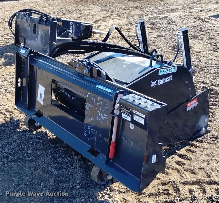 image for item LN9900 2022 Bobcat 24PLA  skid steer cold planer