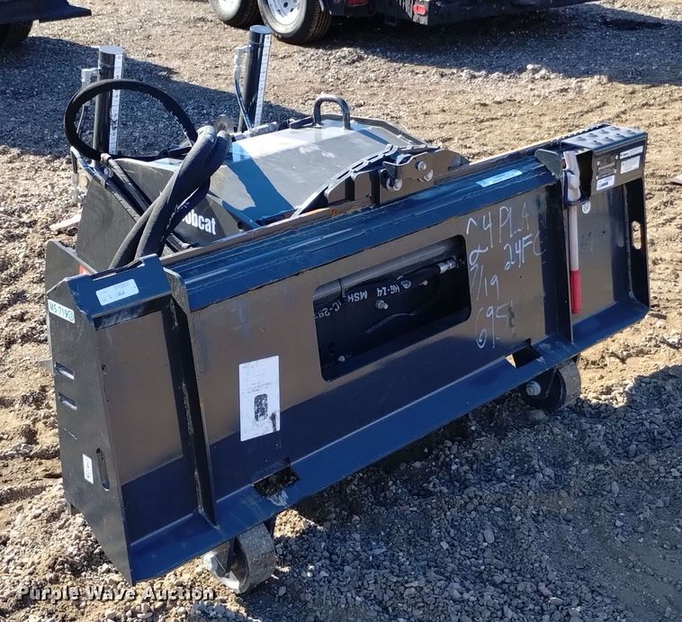 image for item LN9900 2022 Bobcat 24PLA  skid steer cold planer