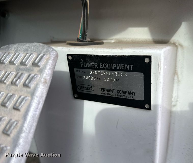 image for item LO9343 Tennant Sentinel  sweeper