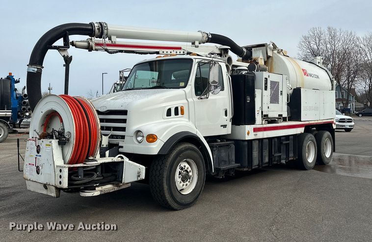 image for item LO9346 2002 Sterling LT7500  sewer jetter truck