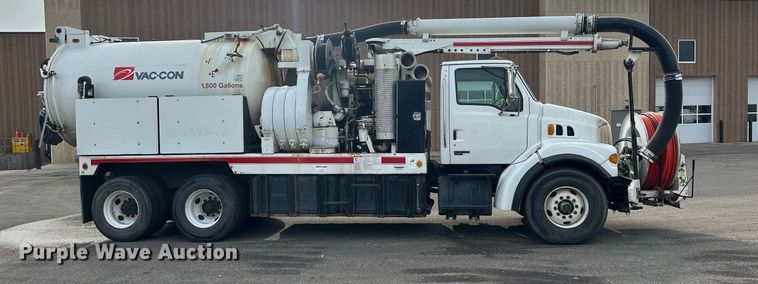 image for item LO9346 2002 Sterling LT7500  sewer jetter truck