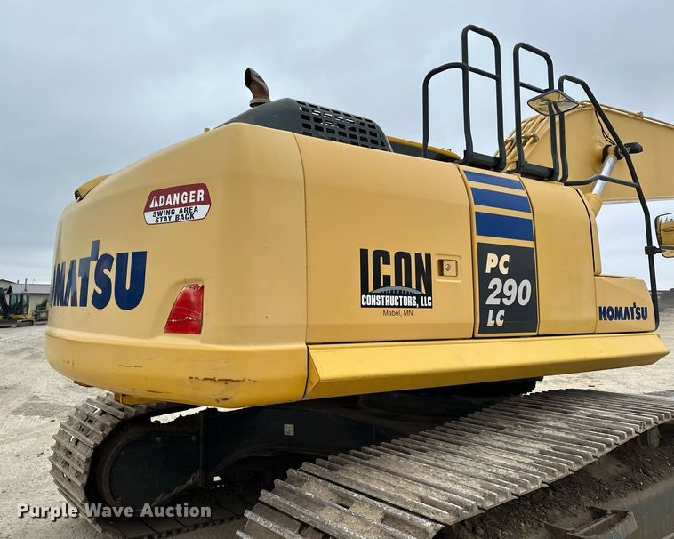 image for item LO9351 2013 Komatsu PC290LC-10  long reach excavator