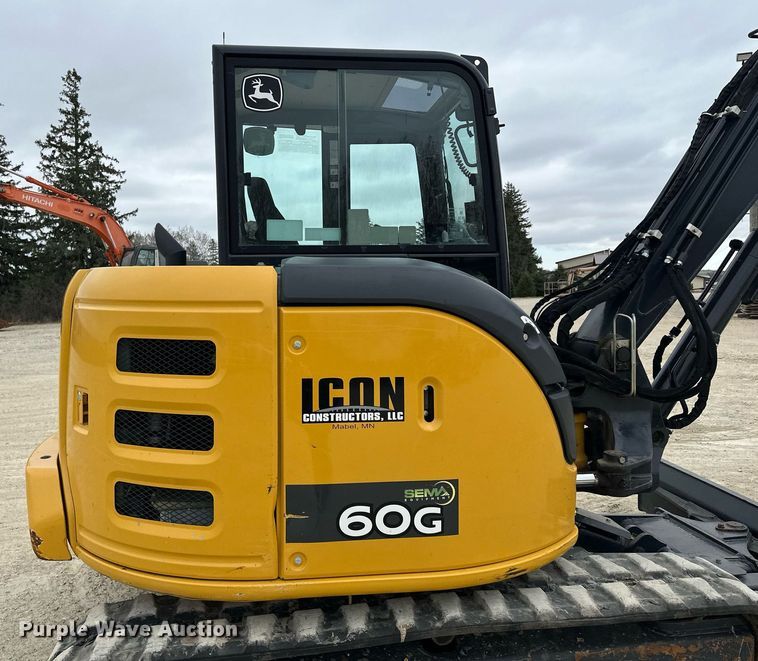 image for item LO9353 2020 John Deere 60G  mini excavator