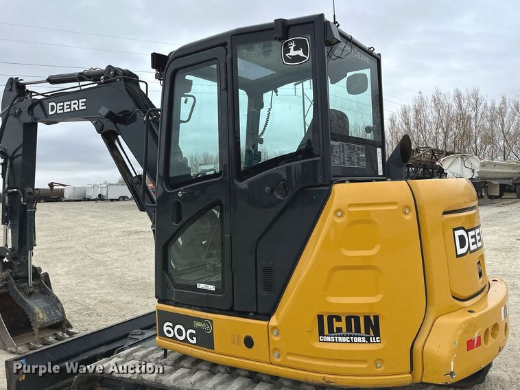 image for item LO9353 2020 John Deere 60G  mini excavator