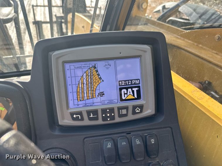 image for item LO9376 2019 Caterpillar TL642D  telehandler