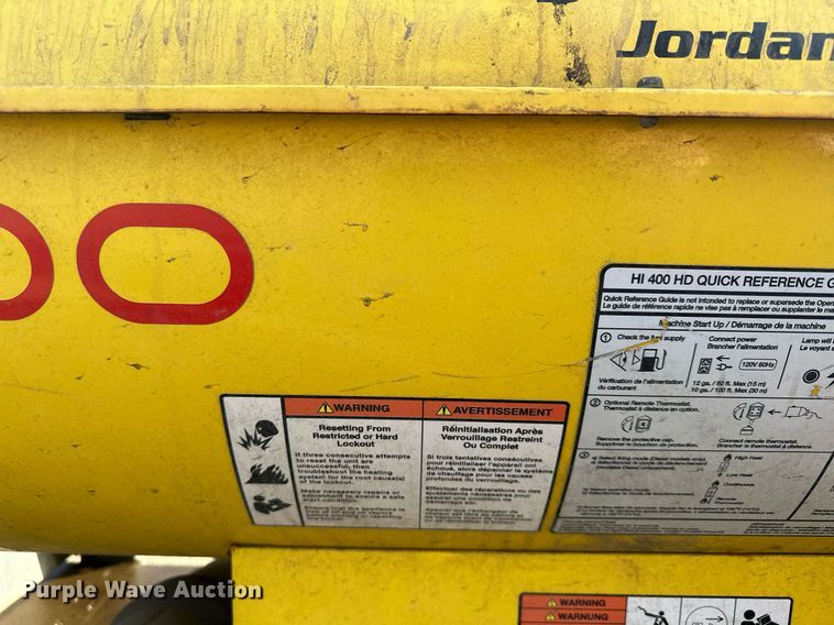 image for item LO9394 2014 Wacker Neuson HI400 HD  shop heater