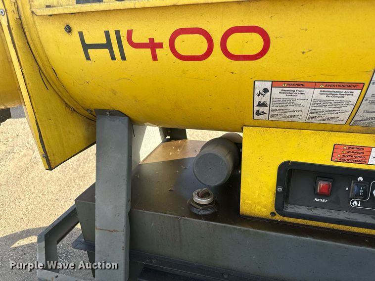 image for item LO9394 2014 Wacker Neuson HI400 HD  shop heater