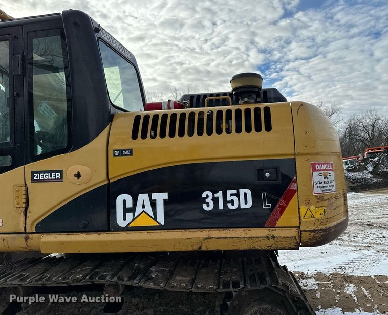 image for item LO9406 2008 Caterpillar 315D L  excavator