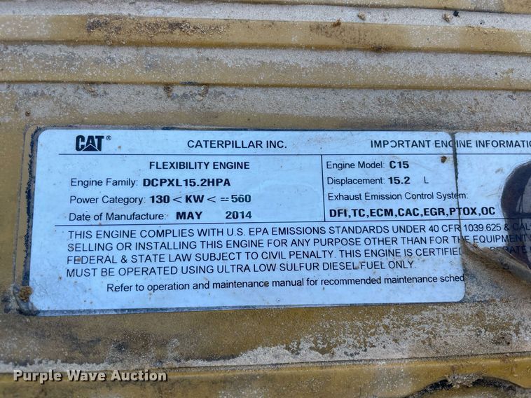 image for item LV9249 2014 Caterpillar 740B  haul truck