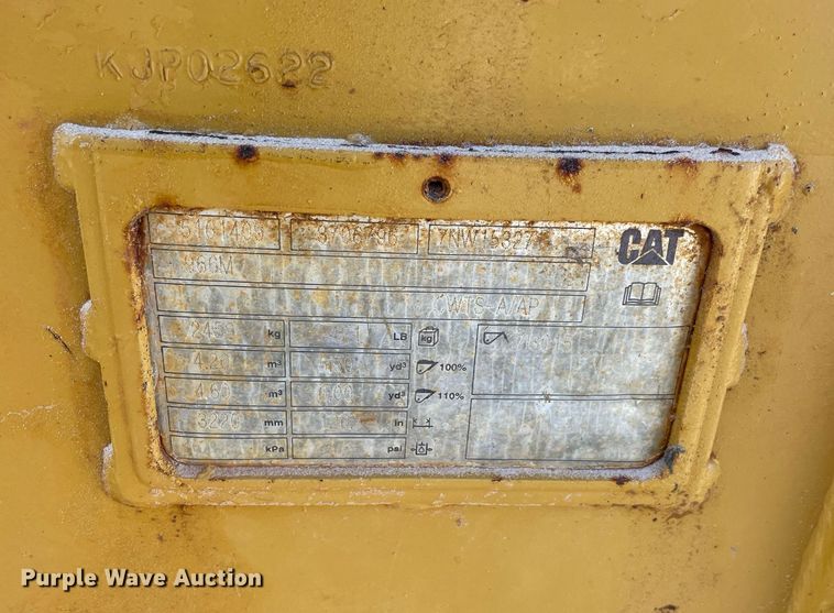 image for item LV9252 2017 Caterpillar 966M  wheel loader