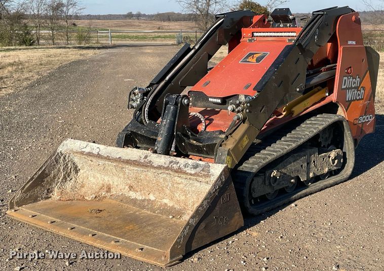 2020 Ditch Witch SK3000 compact utility loader in Idabel, OK Item LV9272 for sale Purple Wave