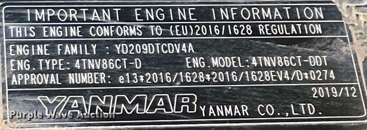 image for item LV9272 2020 Ditch Witch SK3000  compact utility loader