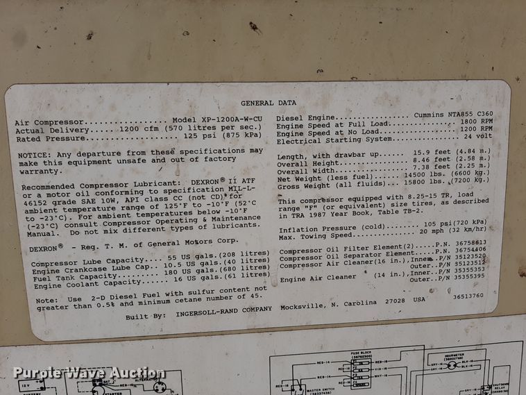 image for item LX9851 1991 Great Lakes  sandblasting trailer