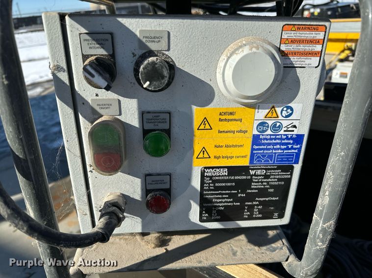 image for item LX9864 2019 Wacker Neuson  concrete vibrator